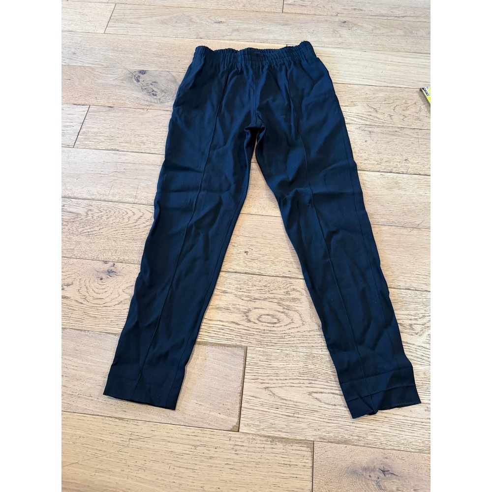 ISABEL MARANT Black Elastic Waist Tailored Trousers Pants Made in Slovakia (922)